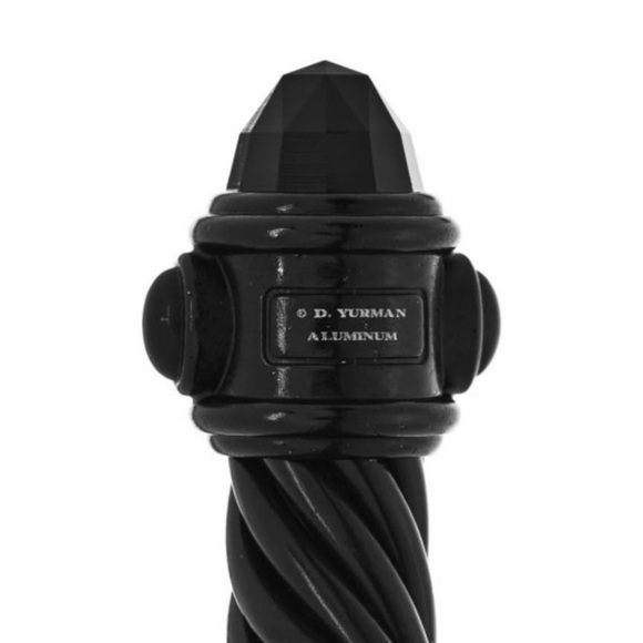 David Yurman 7mm Blackened Aluminum Renaissance Cable Bracelet, Size Medium - Picture 5 of 10